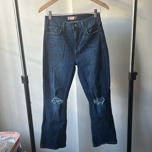 7 for all Mankind cropped flare jeans